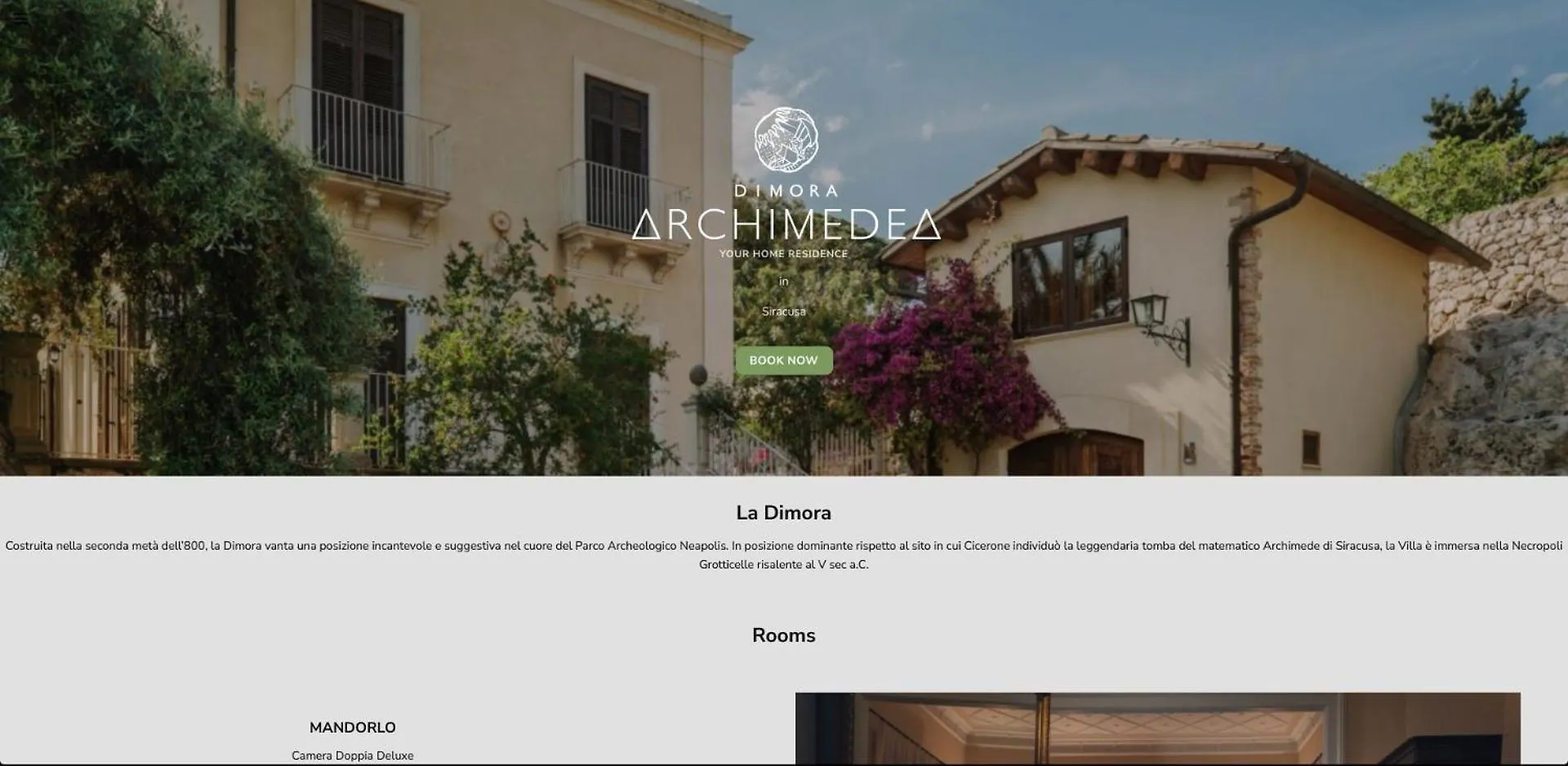 Frühstückspension Bed and Breakfast Dimora Archimedea Syrakus